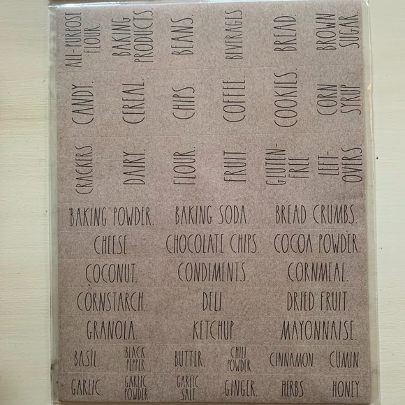 New Rae Dunn Organizing Labels - Picture 1 of 2